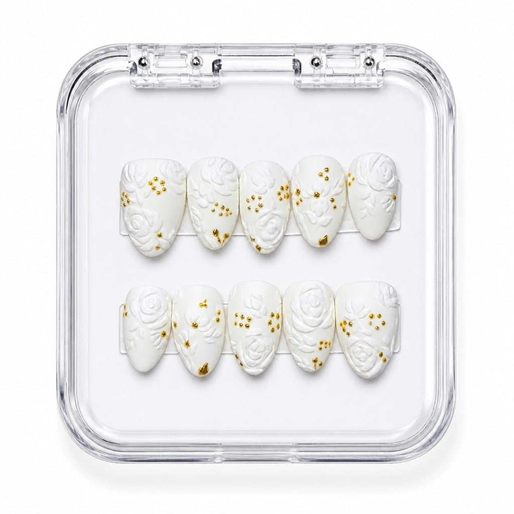 Press-on Nails Wholesale $7.90 Ivory Luxe by Yabe Vietnam