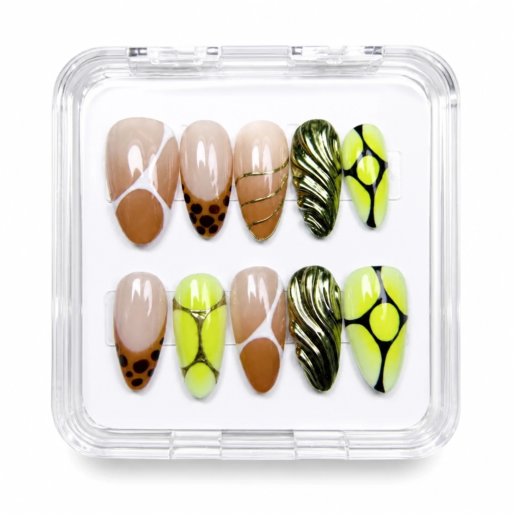 Press-on Nails Wholesale $7.90 Neon Luxe by Yabe Vietnam