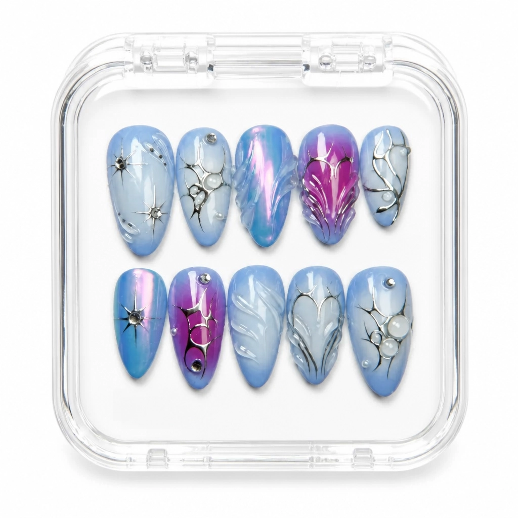 Press-on Nails Wholesale $7.90 Celestial Whisper by Yabe Vietnam