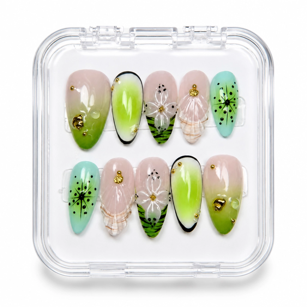 Press-on Nails Wholesale $7.90 Glimmer Luxe by Yabe Vietnam