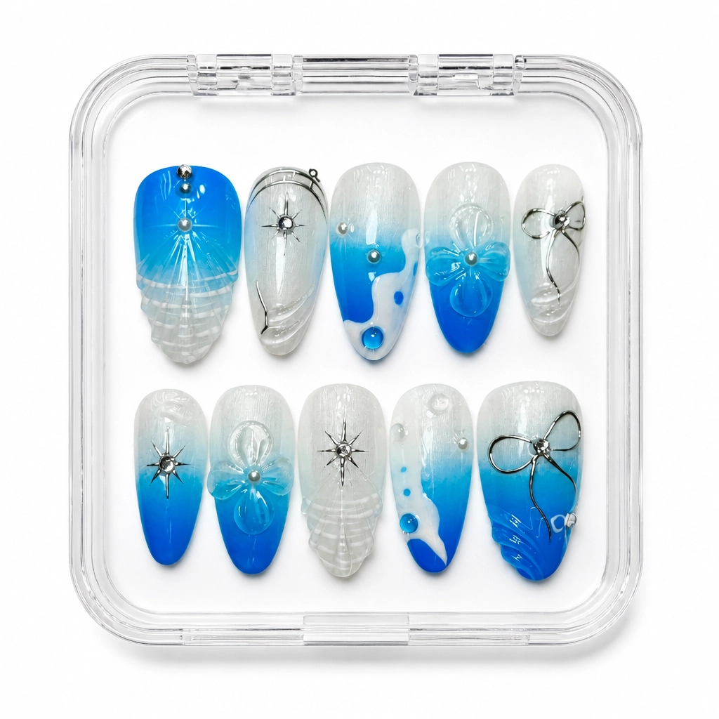 Press-on Nails Wholesale $7.90 Celestial Charm by Yabe Vietnam