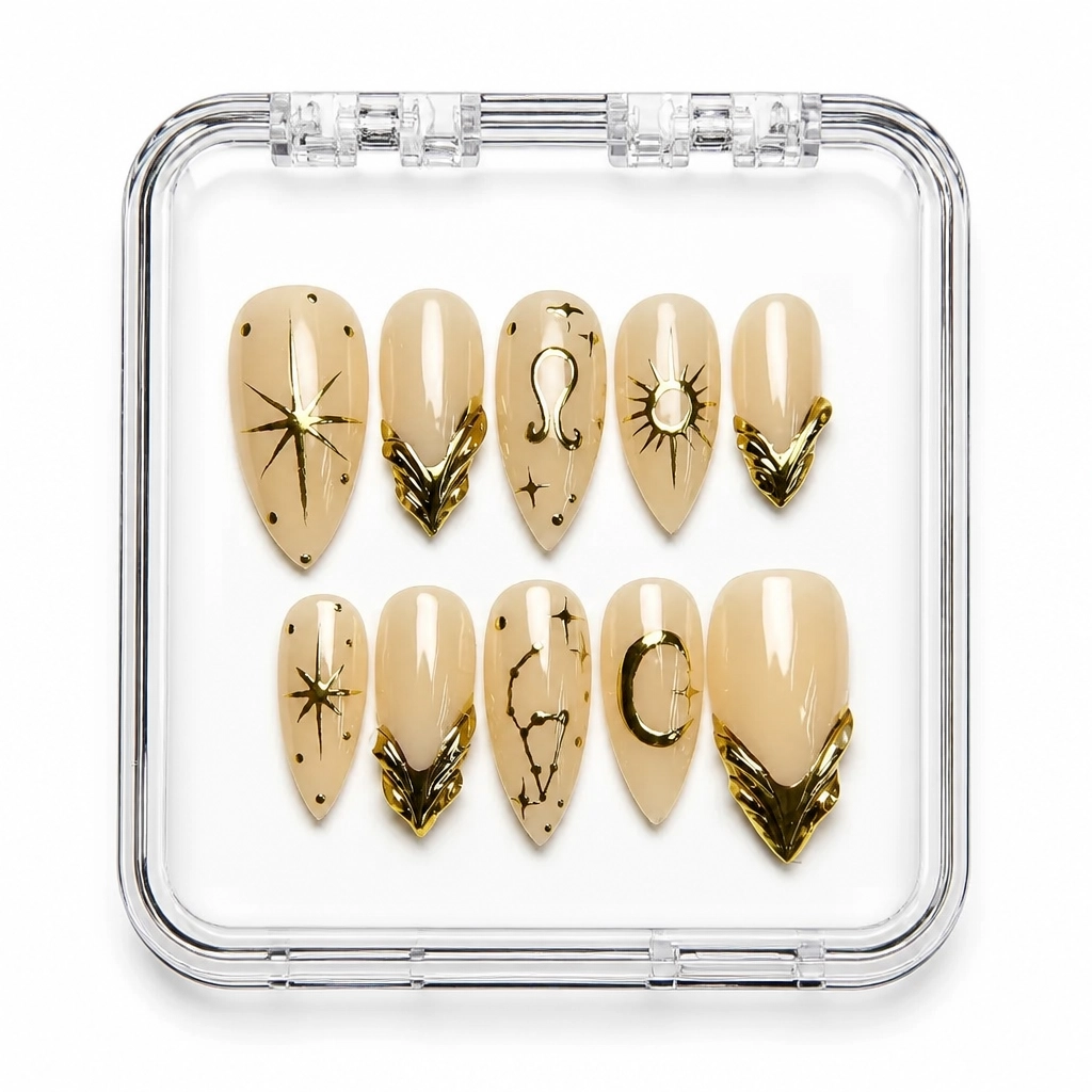 Press-on Nails Wholesale $7.90 Champagne Dream by Yabe Vietnam