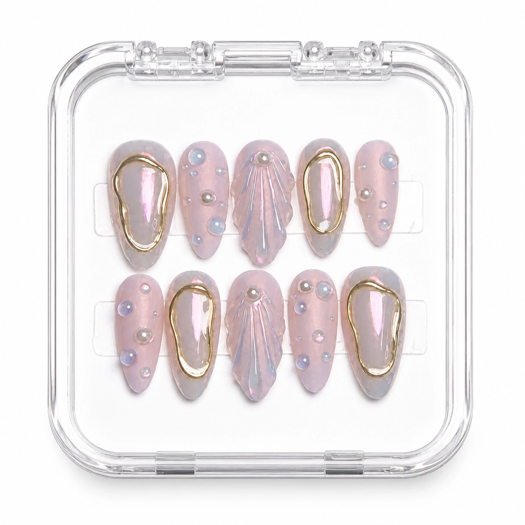 Press-on Nails Wholesale $7.90 Iridescent Mystique by Yabe Vietnam