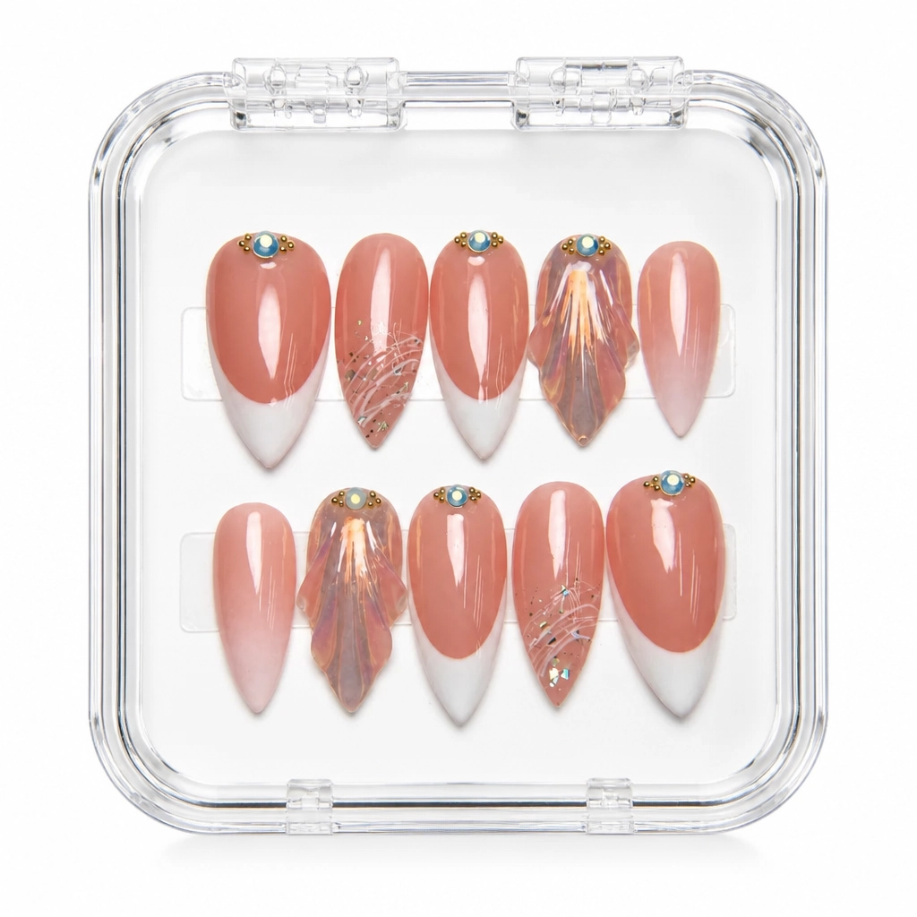 Press-on Nails Wholesale $7.90 Terracotta Opulence by Yabe Vietnam