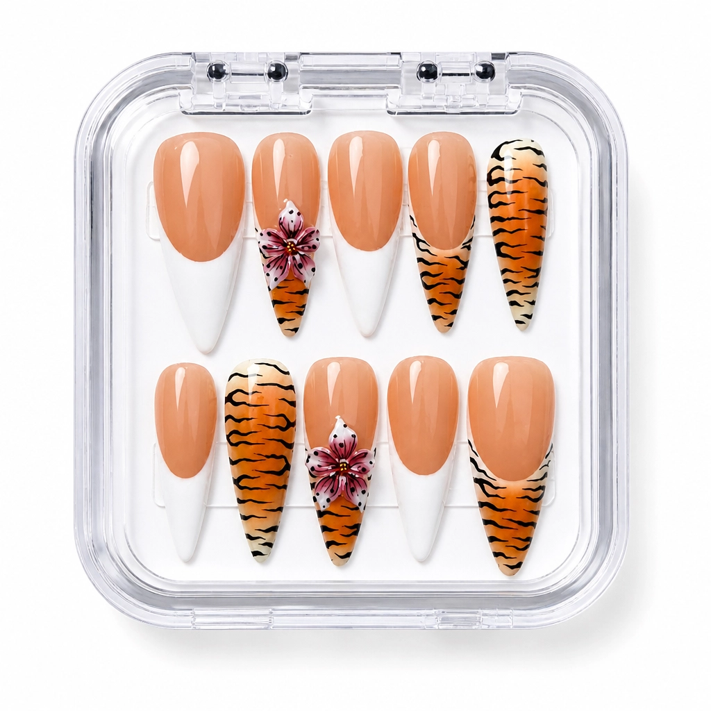 Press-on Nails Wholesale $7.90 Tiger Luxe by Yabe Vietnam