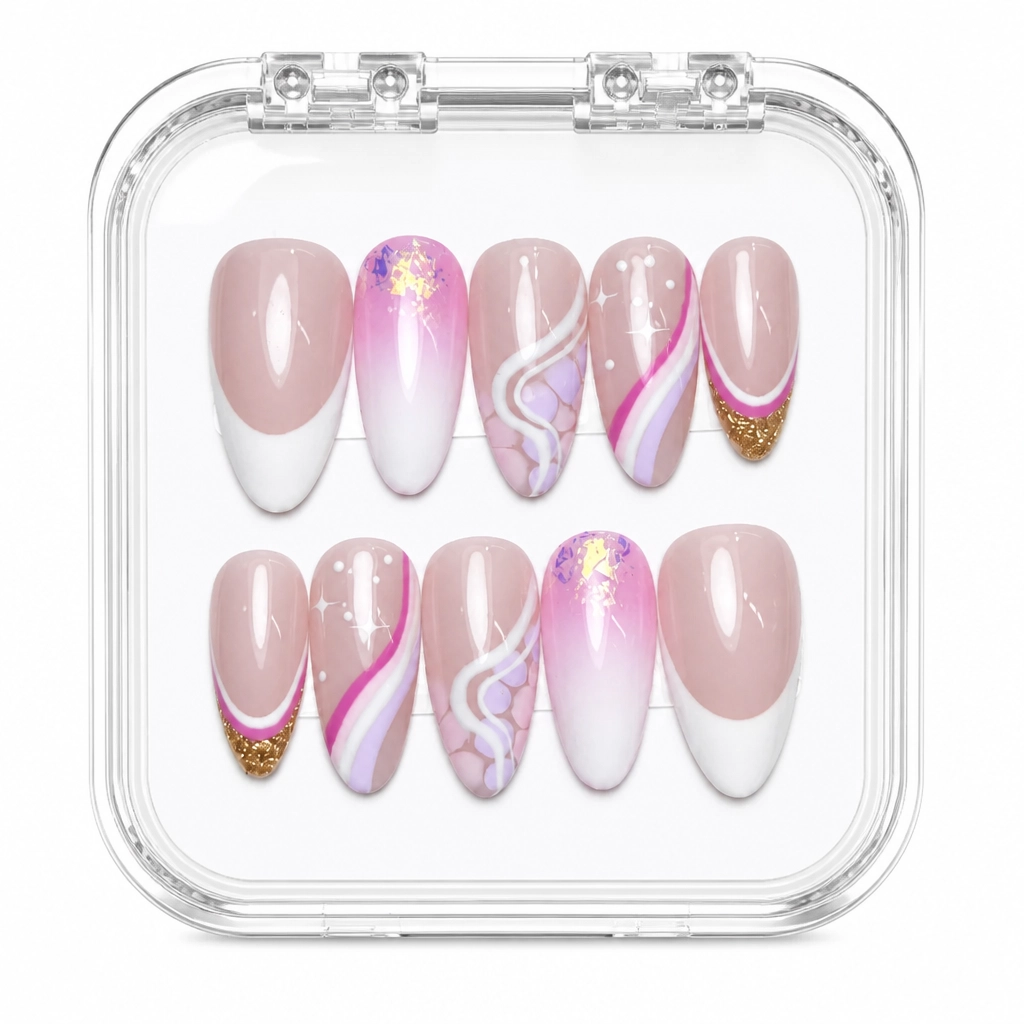 Press-on Nails Wholesale $7.90 Aurora Dream by Yabe Vietnam