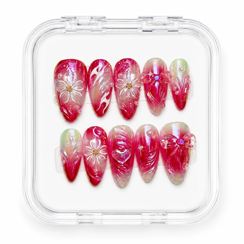 Press-on Nails Wholesale $7.90 Daisy Delight by Yabe Vietnam