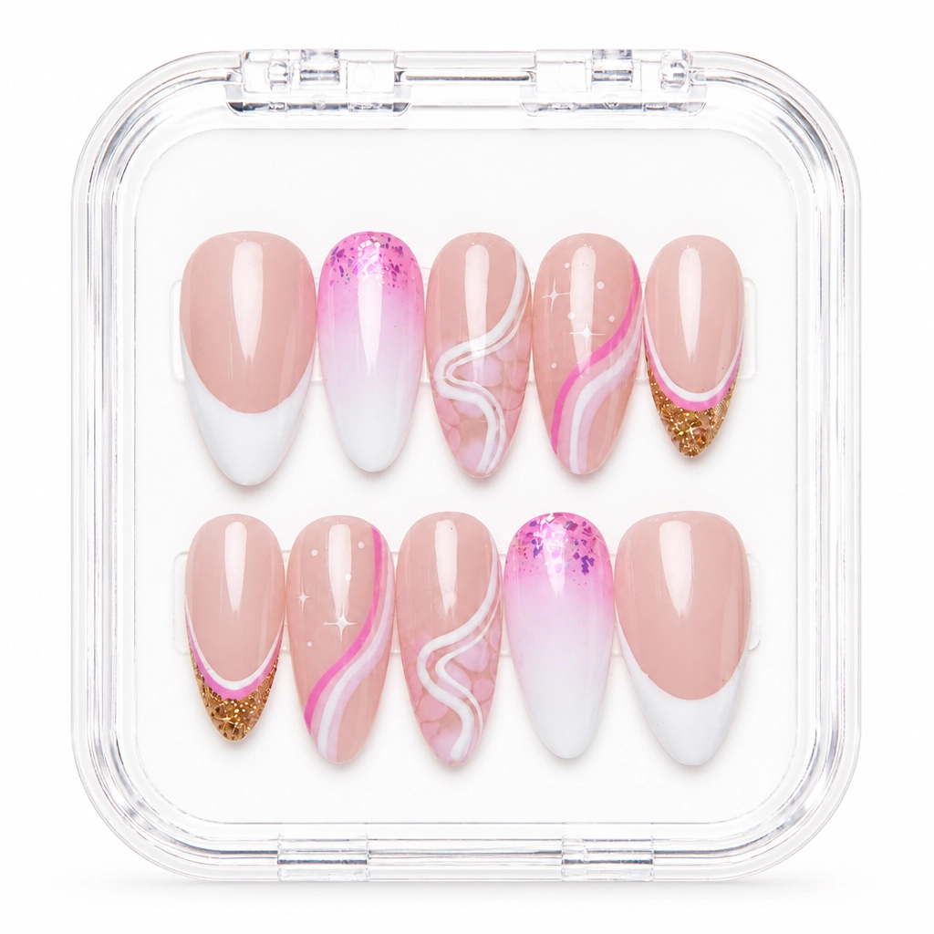 Press-on Nails Wholesale $7.90 Alchemy Swirl by Yabe Vietnam