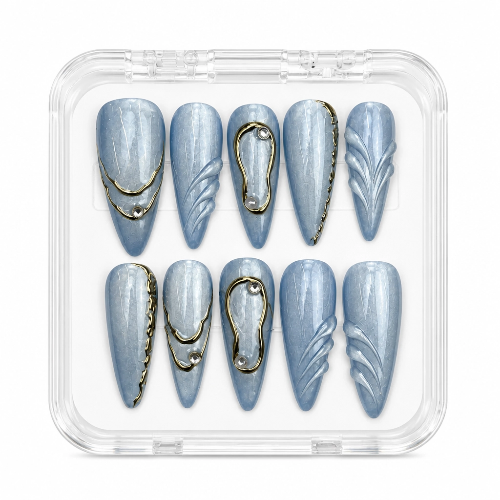 Press-on Nails Wholesale $7.90 Ethereal Cloud Luxe by Yabe Vietnam
