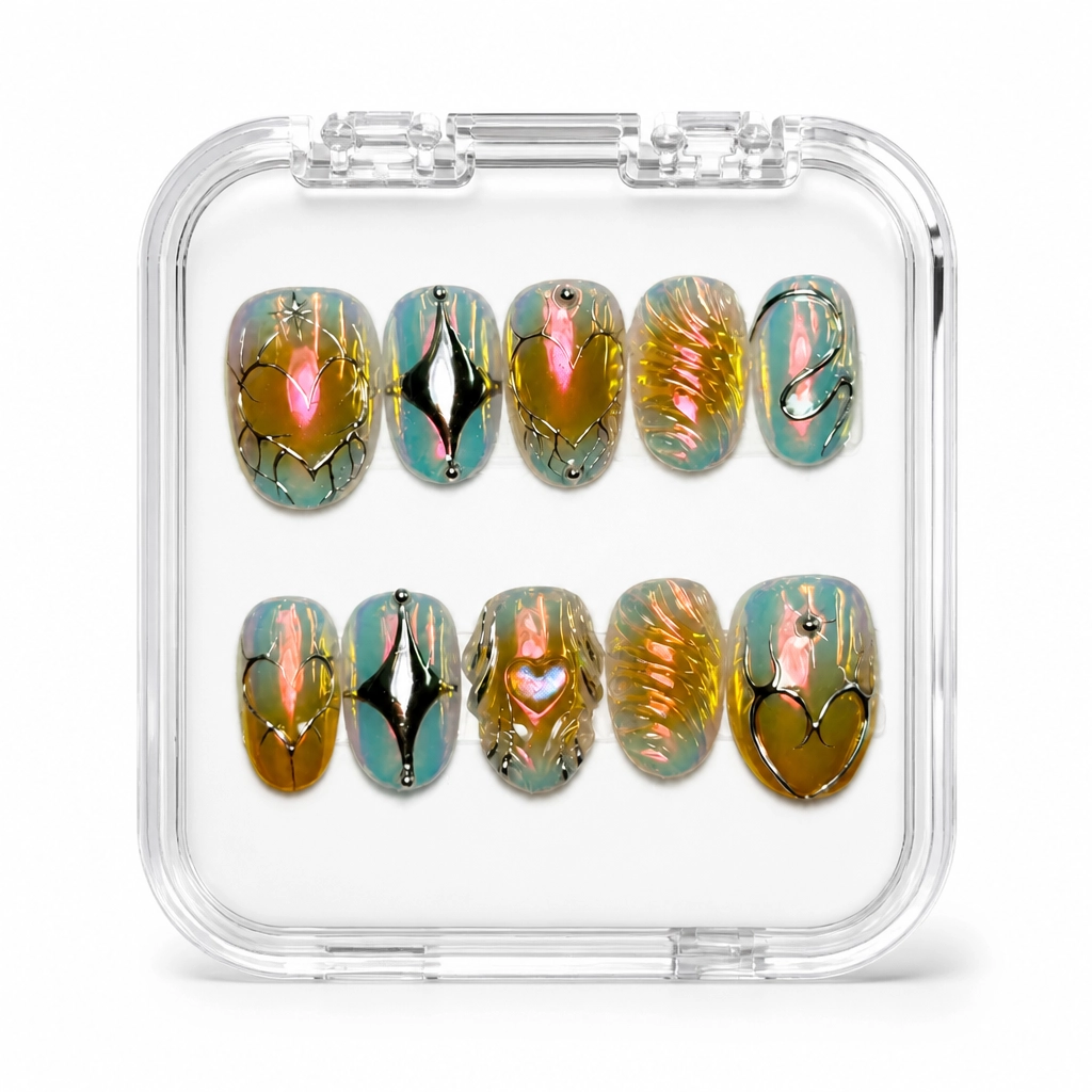 Press-on Nails Wholesale $7.90 Aurora Luxe by Yabe Vietnam