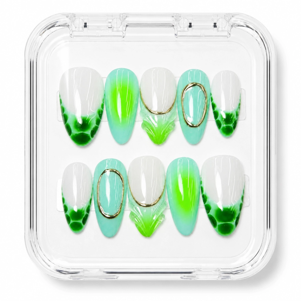 Press-on Nails Wholesale $7.90 Verdant Luxe by Yabe Vietnam
