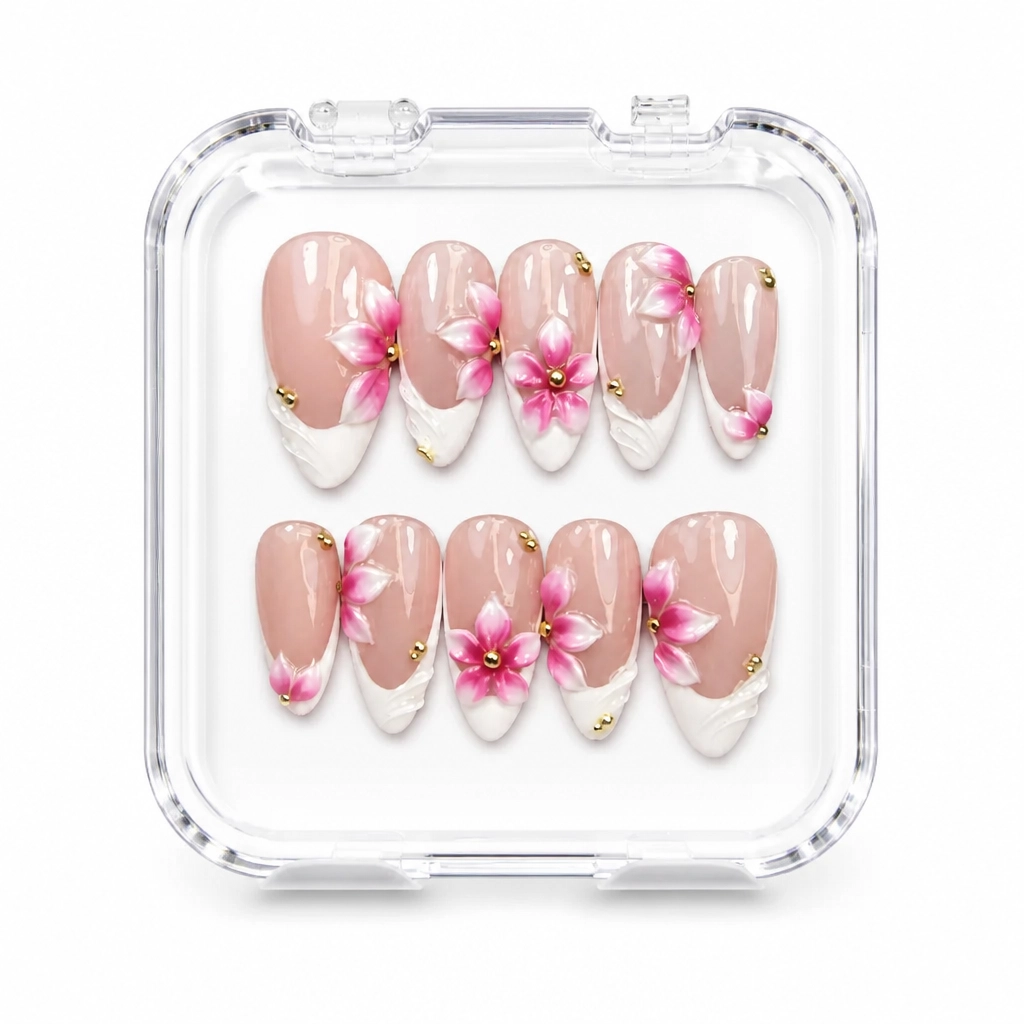 Press-on Nails Wholesale $7.90 Petal Bliss by Yabe Vietnam