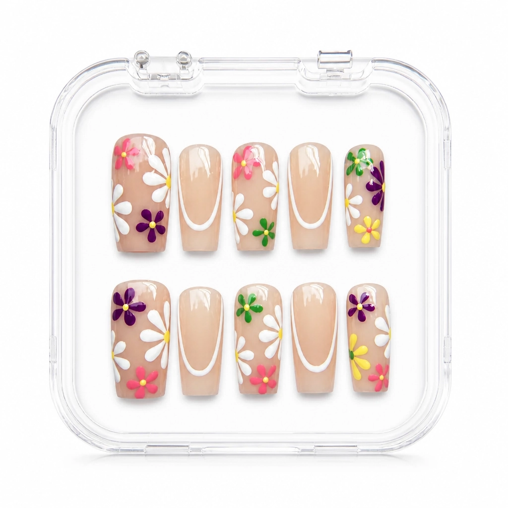 Press-on Nails Wholesale $7.90 Daisy Dreamscape by Yabe Vietnam