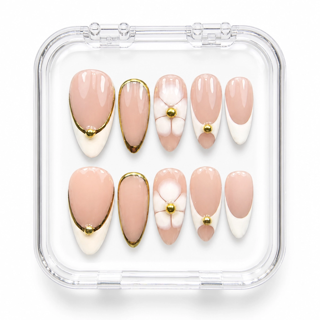 Press-on Nails Wholesale $7.90 Floral Luxe by Yabe Vietnam