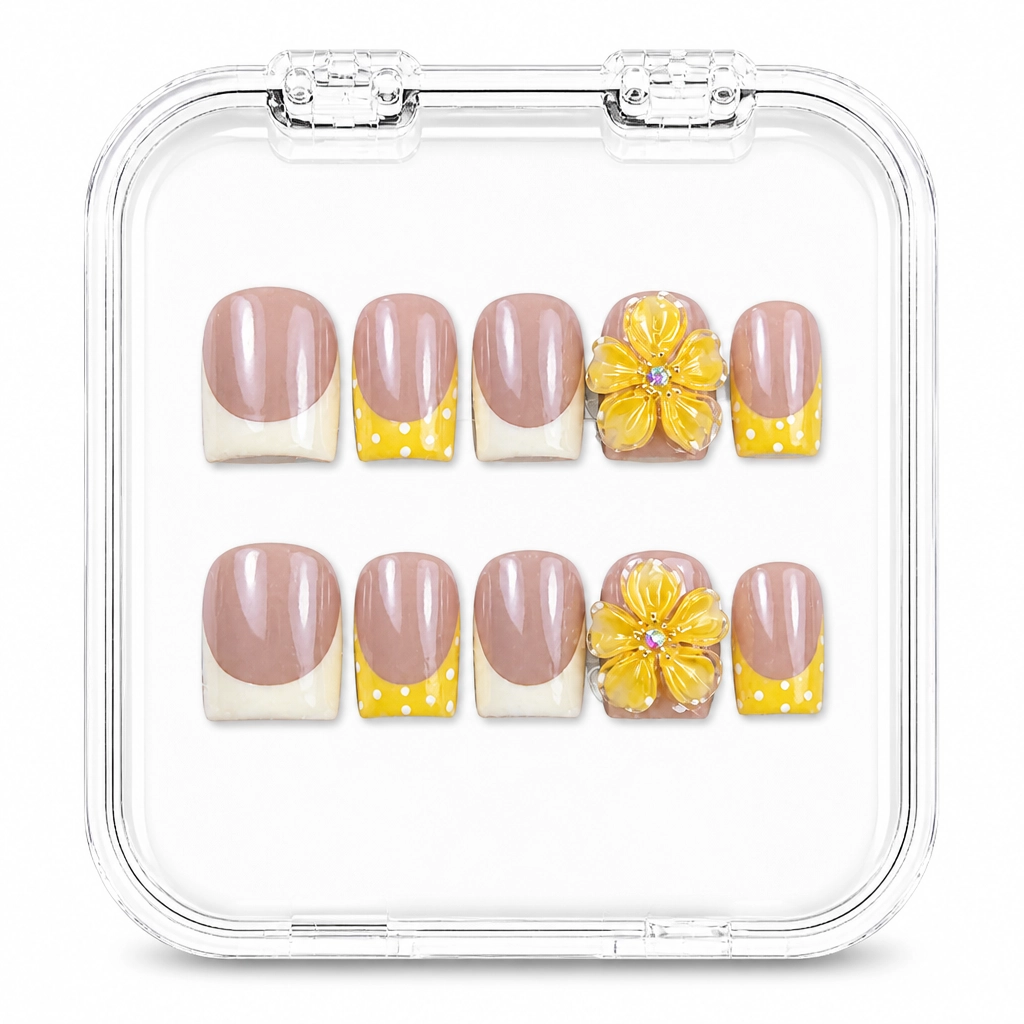 Press-on Nails Wholesale $7.90 Sunny Blossom by Yabe Vietnam