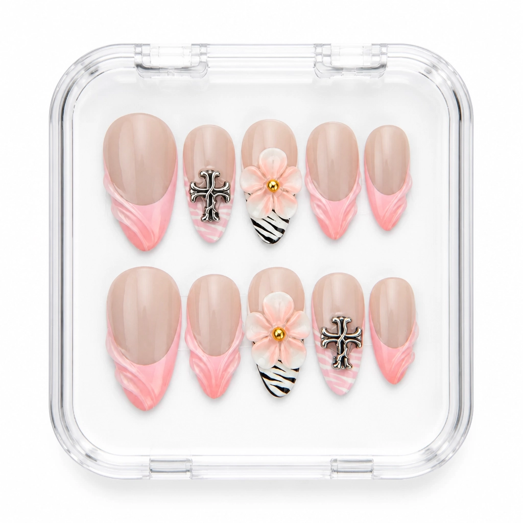 Press-on Nails Wholesale $7.90 Gothic Blossom by Yabe Vietnam
