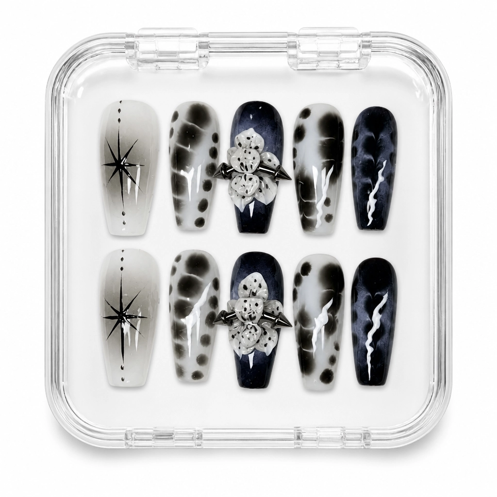 Press-on Nails Wholesale $7.90 Orchid Elegance by Yabe Vietnam