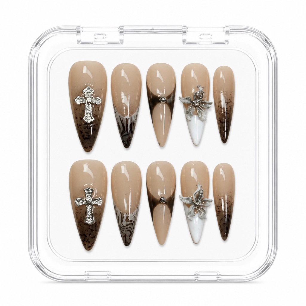 Press-on Nails Wholesale $7.90 Gothic Grace by Yabe Vietnam