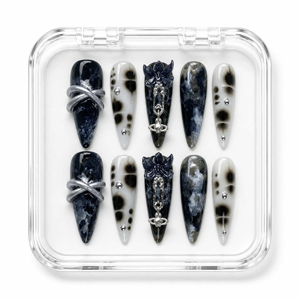 Press-on Nails Wholesale $7.90 Celestial Bloom by Yabe Vietnam
