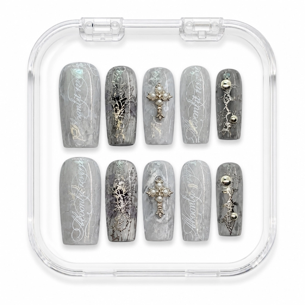 Press-on Nails Wholesale $7.90 Moonlit Reverie by Yabe Vietnam