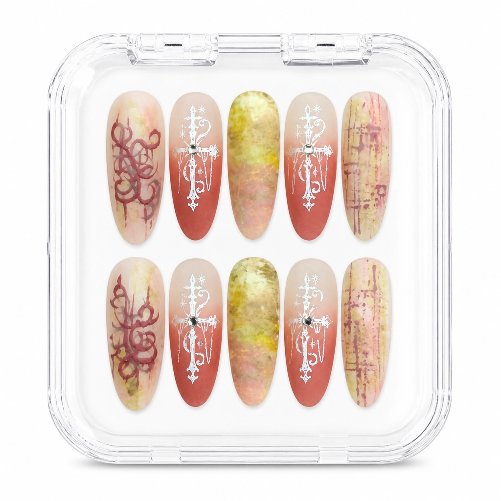 Press-on Nails Wholesale $7.90 Gothic Sunset by Yabe Vietnam
