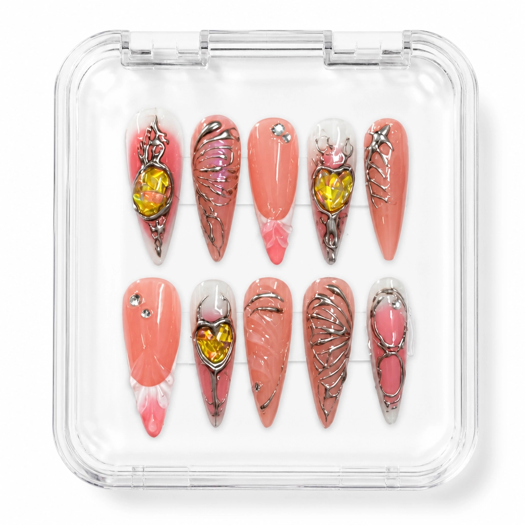 Press-on Nails Wholesale $7.90 Velvet Amber Luxe by Yabe Vietnam