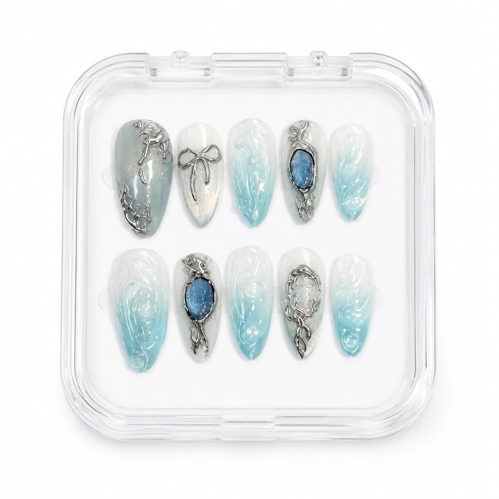 Press-on Nails Wholesale $7.90 Celestial Shimmer by Yabe Vietnam