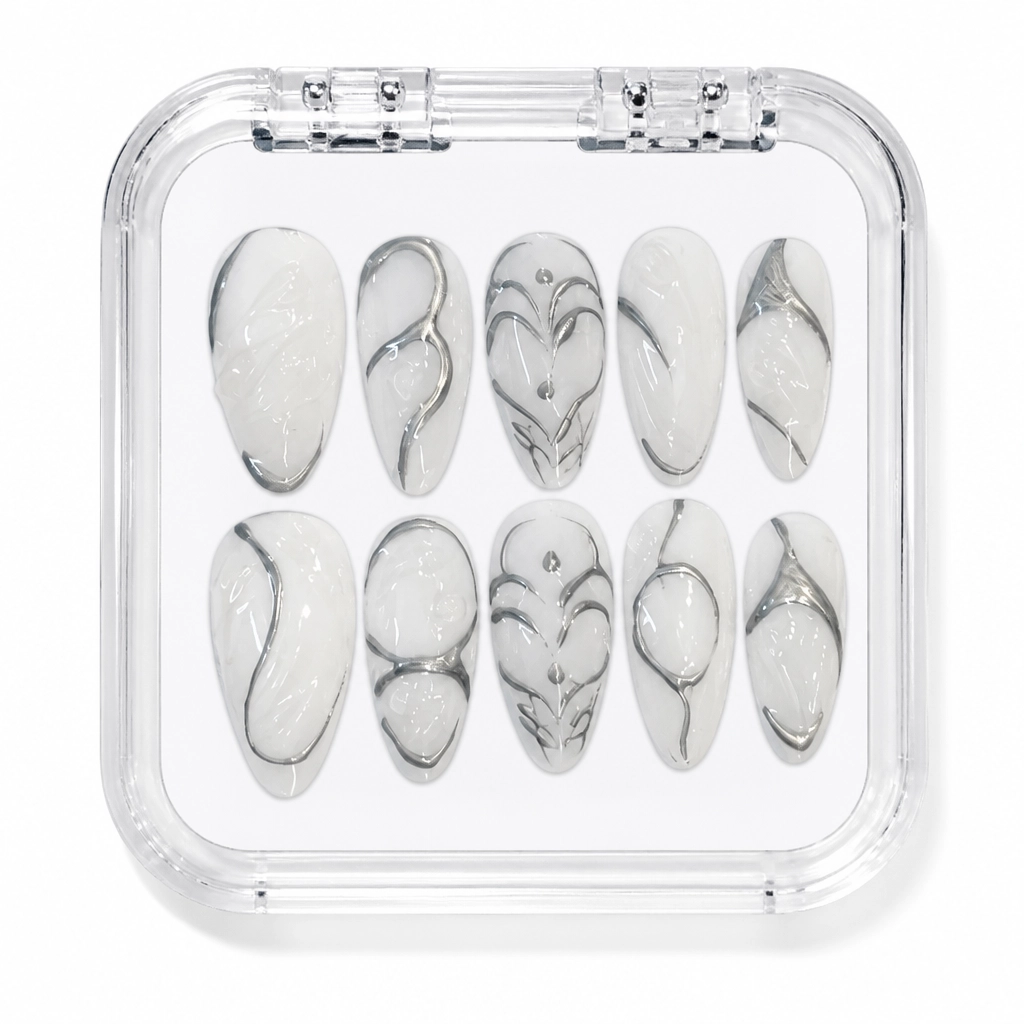 Press-on Nails Wholesale $7.90 Ethereal Glow by Yabe Vietnam