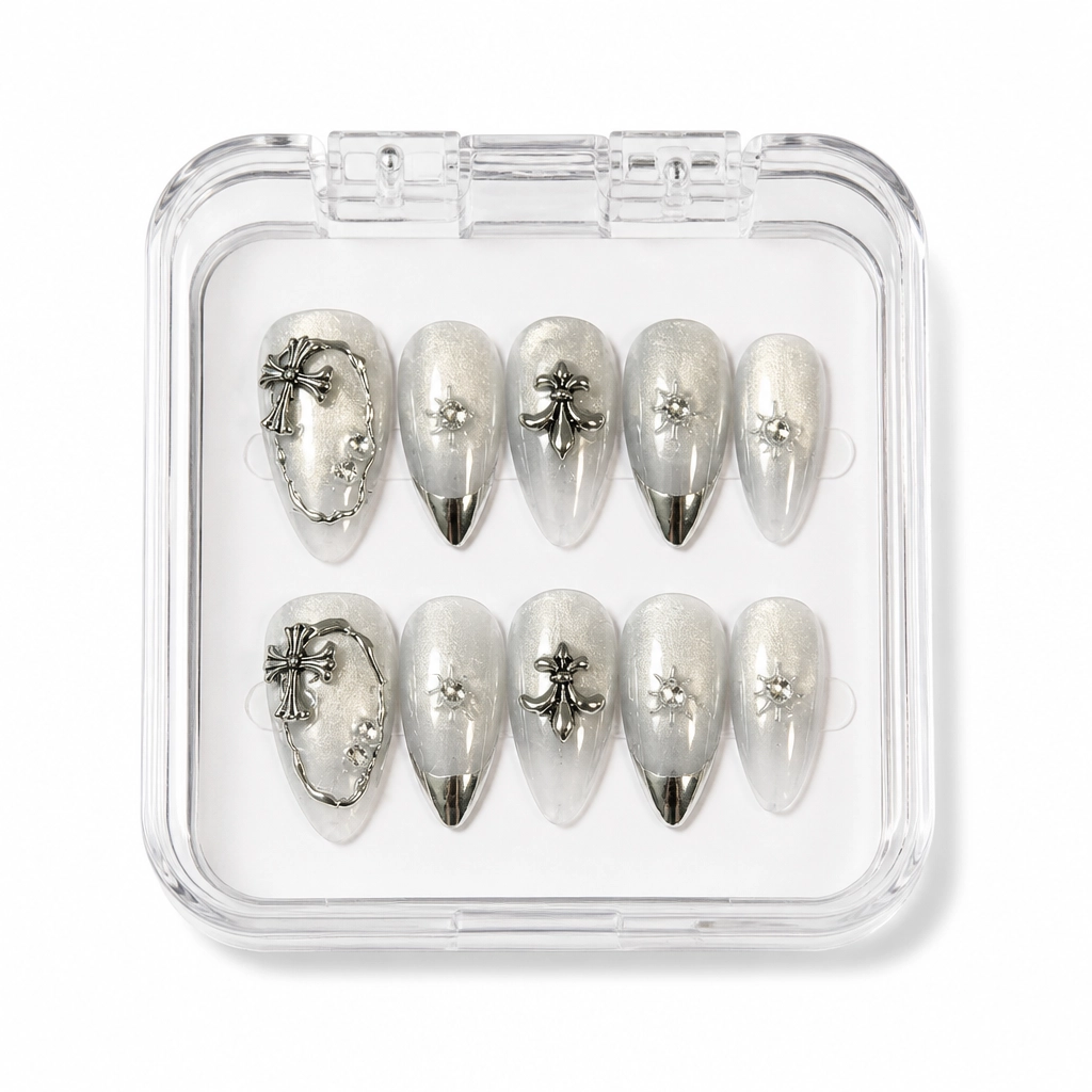 Press-on Nails Wholesale $7.90 Celestial Chic by Yabe Vietnam