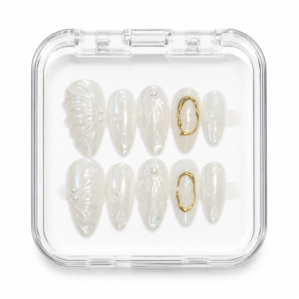 Press-on Nails Wholesale $7.90 Ethereal Shimmer by Yabe Vietnam