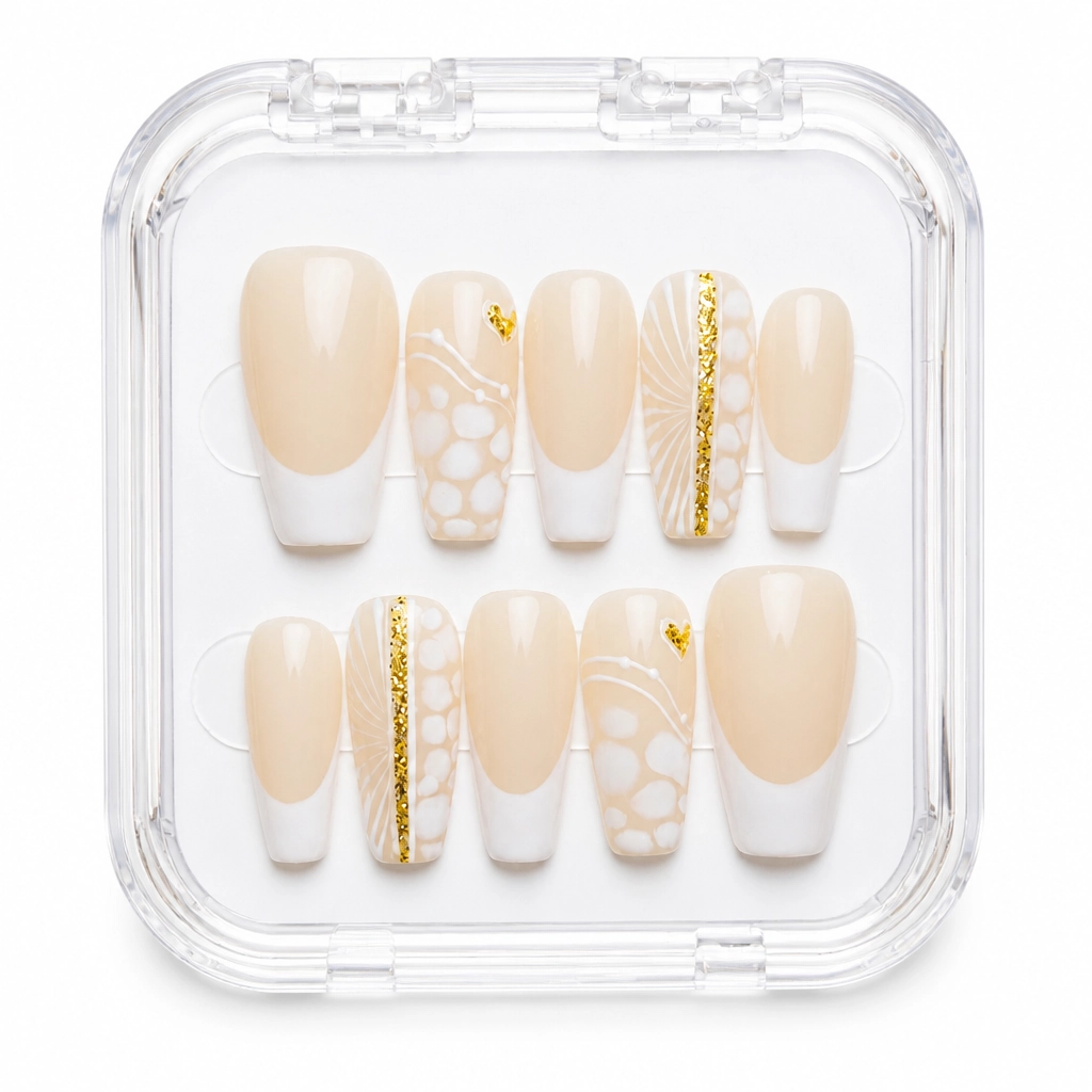Press-on Nails Wholesale $7.90 Ethereal Elegance by Yabe Vietnam