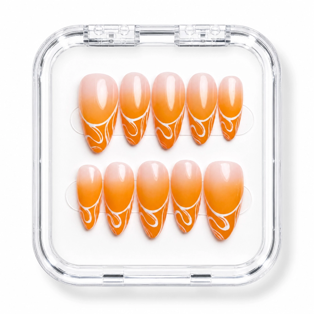 Press-on Nails Wholesale $7.90 Amber Waves by Yabe Vietnam