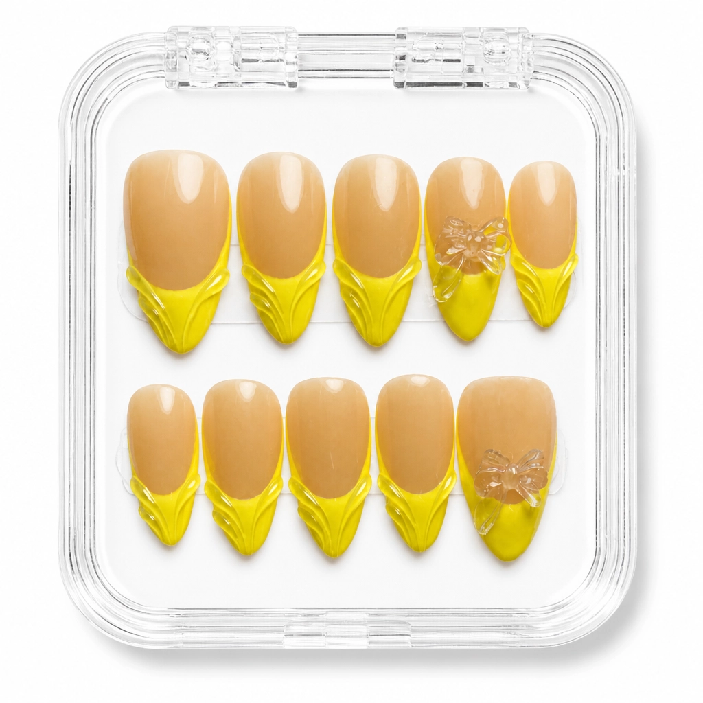Press-on Nails Wholesale $7.90 Neon Ombre Elegance by Yabe Vietnam