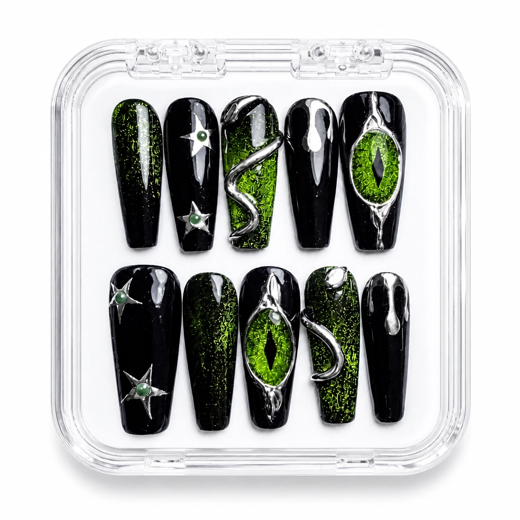 Press-on Nails Wholesale $7.90 Neon Mystique by Yabe Vietnam