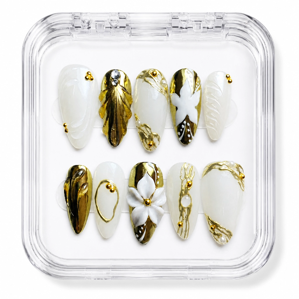 Press-on Nails Wholesale $7.90 Gilded Luxe by Yabe Vietnam