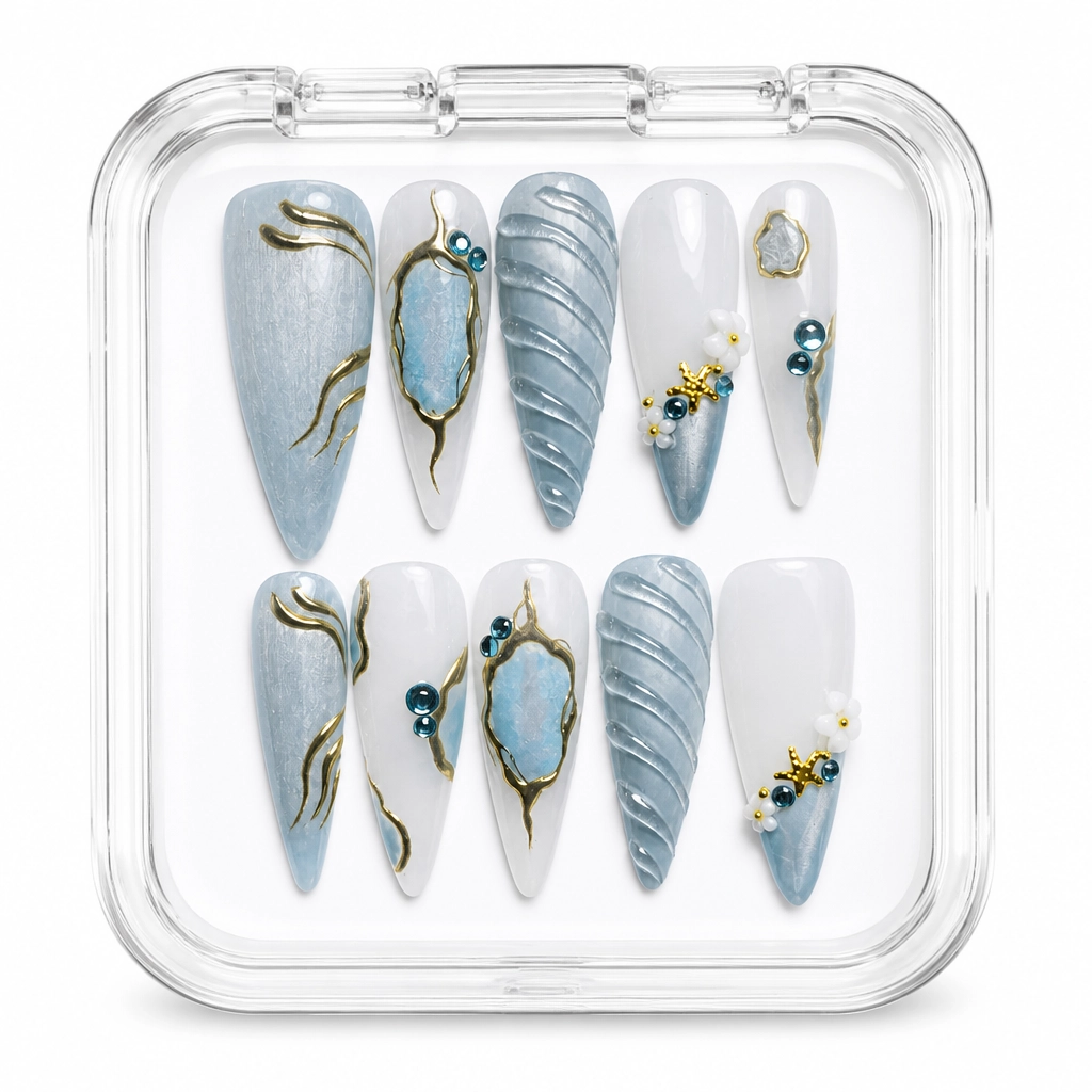 Press-on Nails Wholesale $7.90 Celestial Drift by Yabe Vietnam