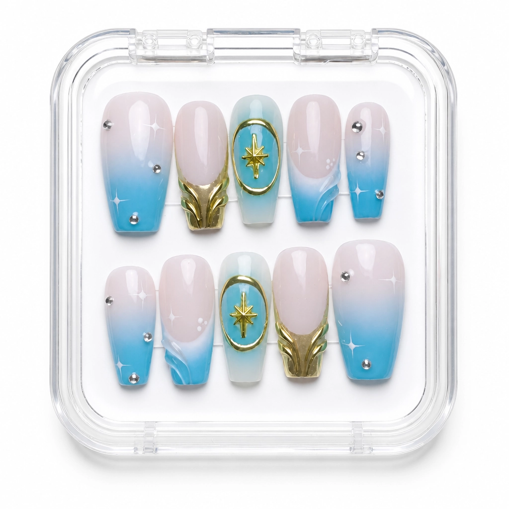 Press-on Nails Wholesale $7.90 Celestial Dream by Yabe Vietnam