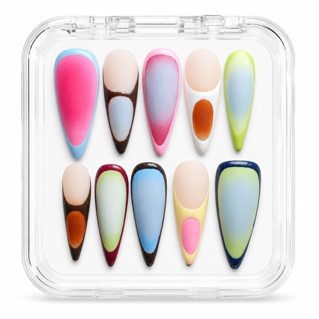 Press-on Nails Wholesale $7.90 Aurora Ombre by Yabe Vietnam
