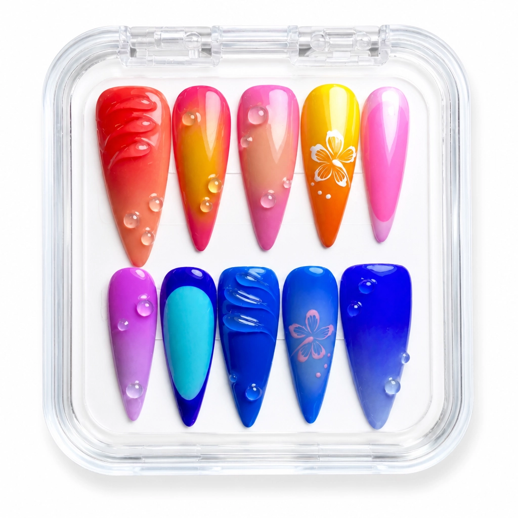 Press-on Nails Wholesale $7.90 Ombre Royale by Yabe Vietnam