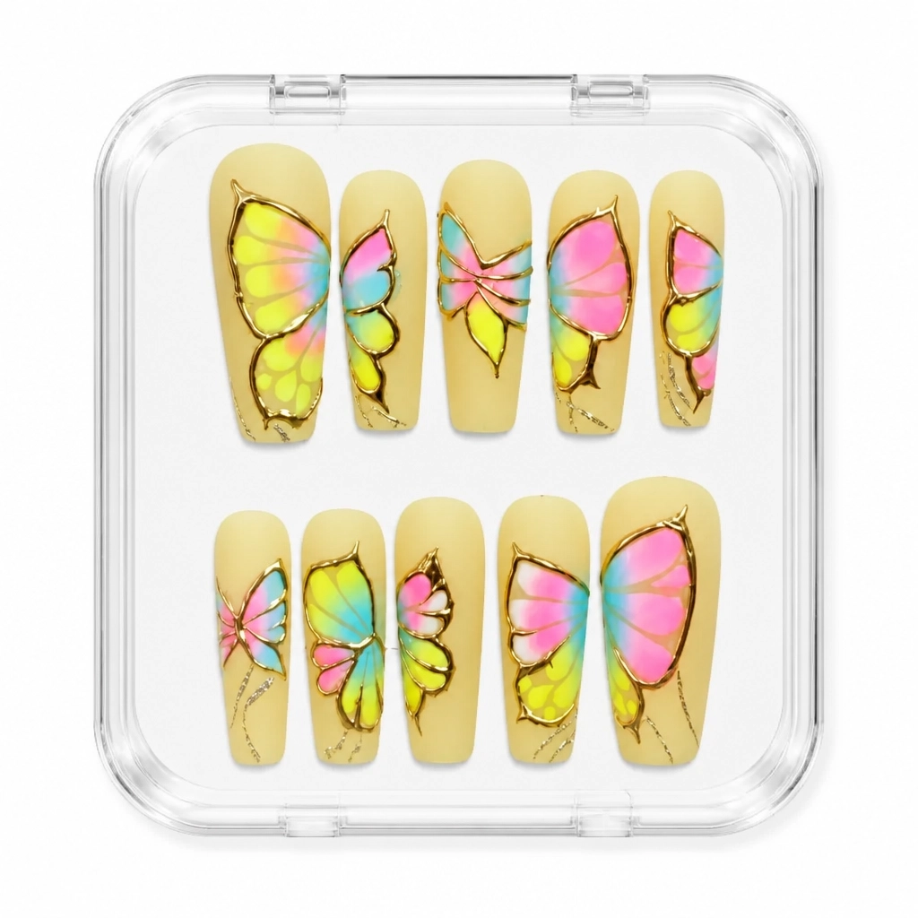 Press-on Nails Wholesale $7.90 Butterfly Dream by Yabe Vietnam