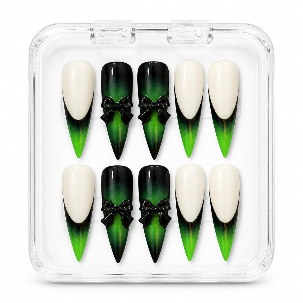 Press-on Nails Wholesale $7.90 Neon Glamour by Yabe Vietnam