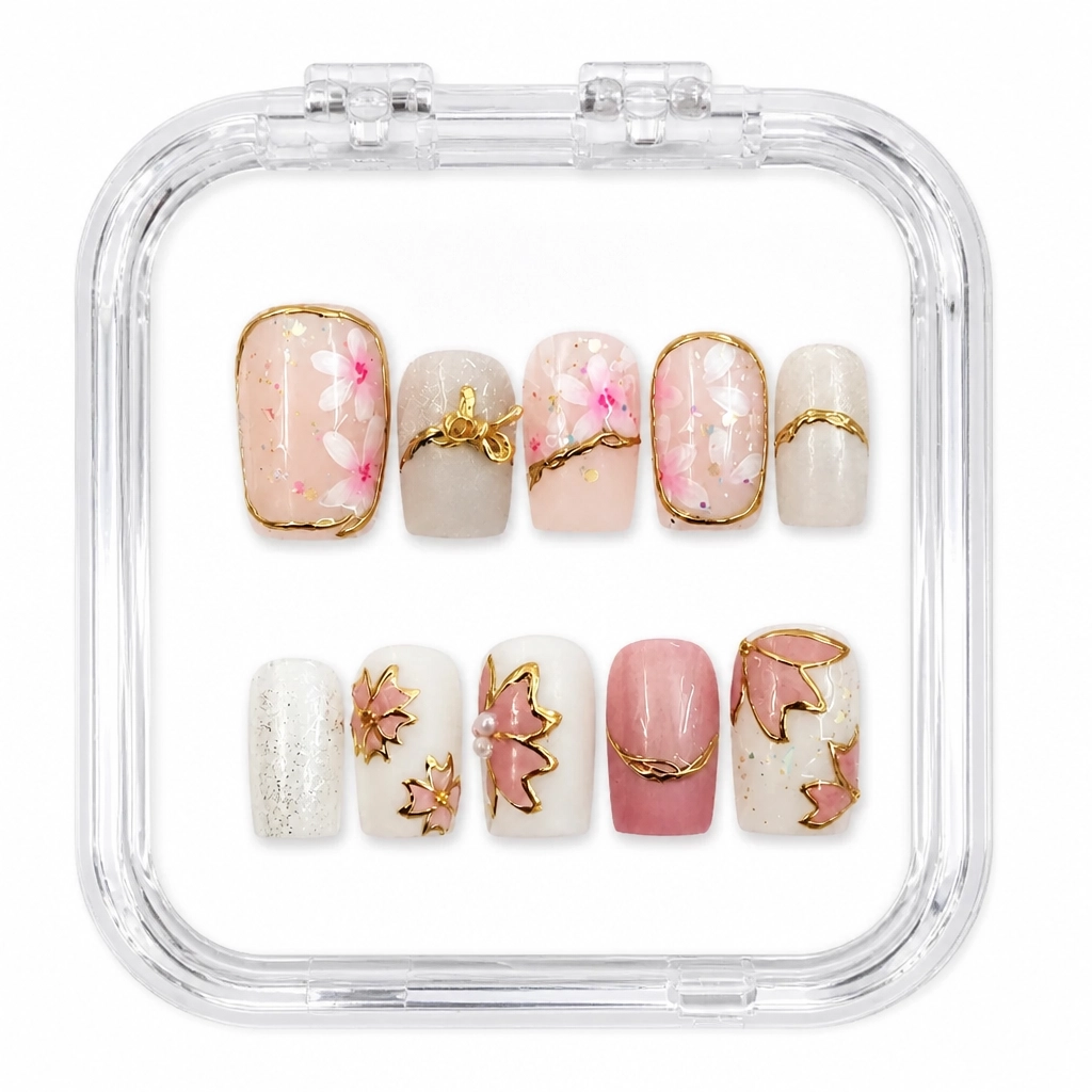 Press-on Nails Wholesale $7.90 Autumn Elegance by Yabe Vietnam