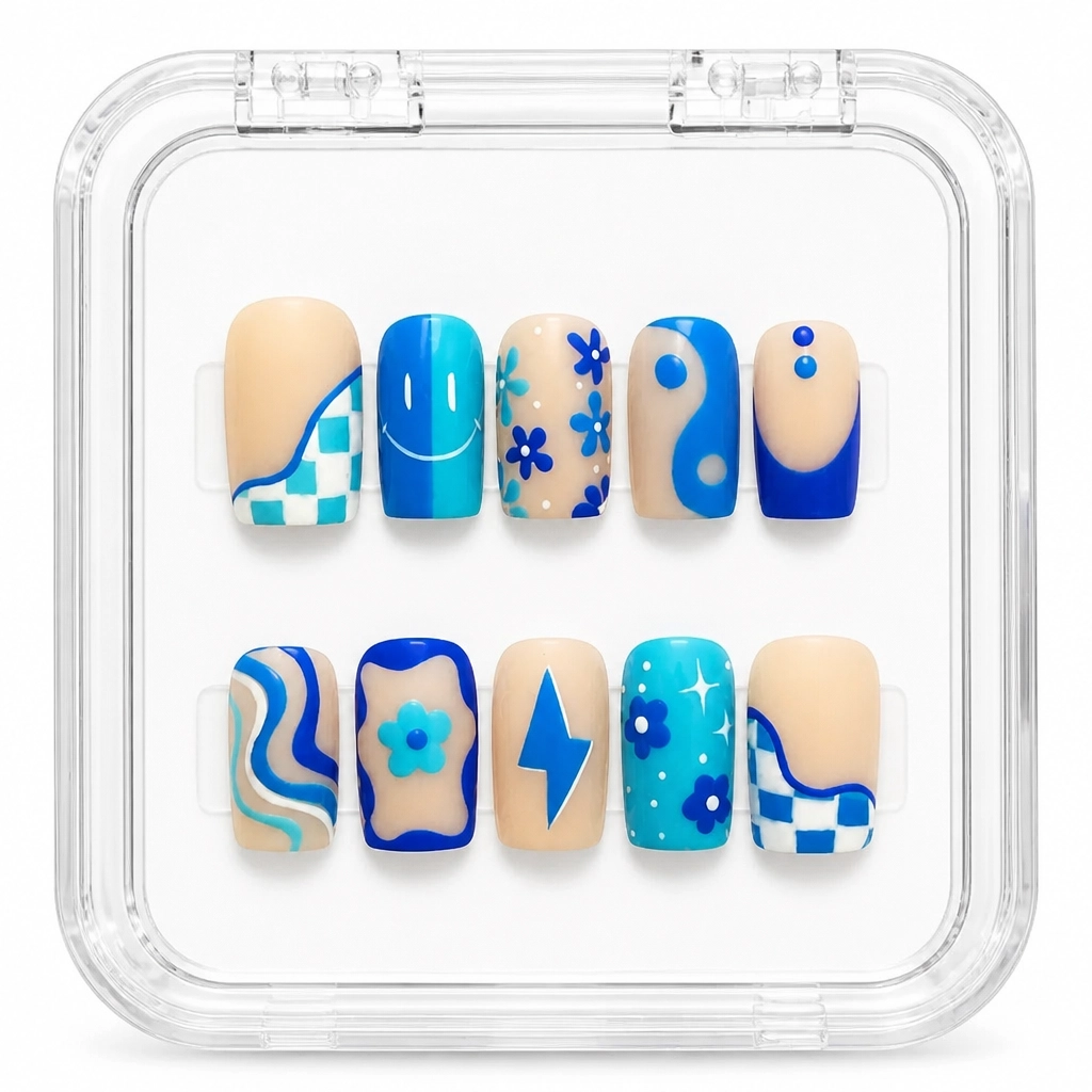Press-on Nails Wholesale $7.90 Oceanic Dreams by Yabe Vietnam