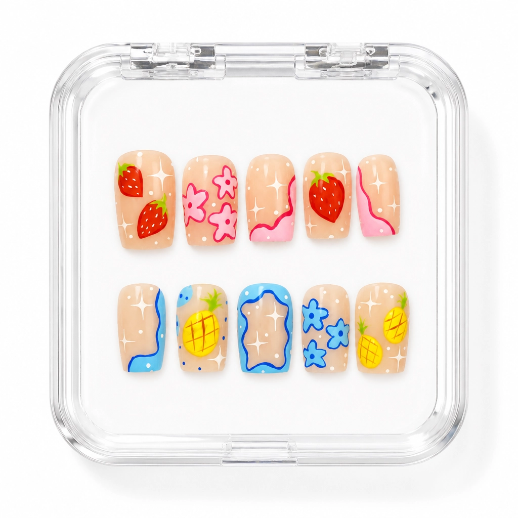 Press-on Nails Wholesale $7.90 Fruity Delight by Yabe Vietnam