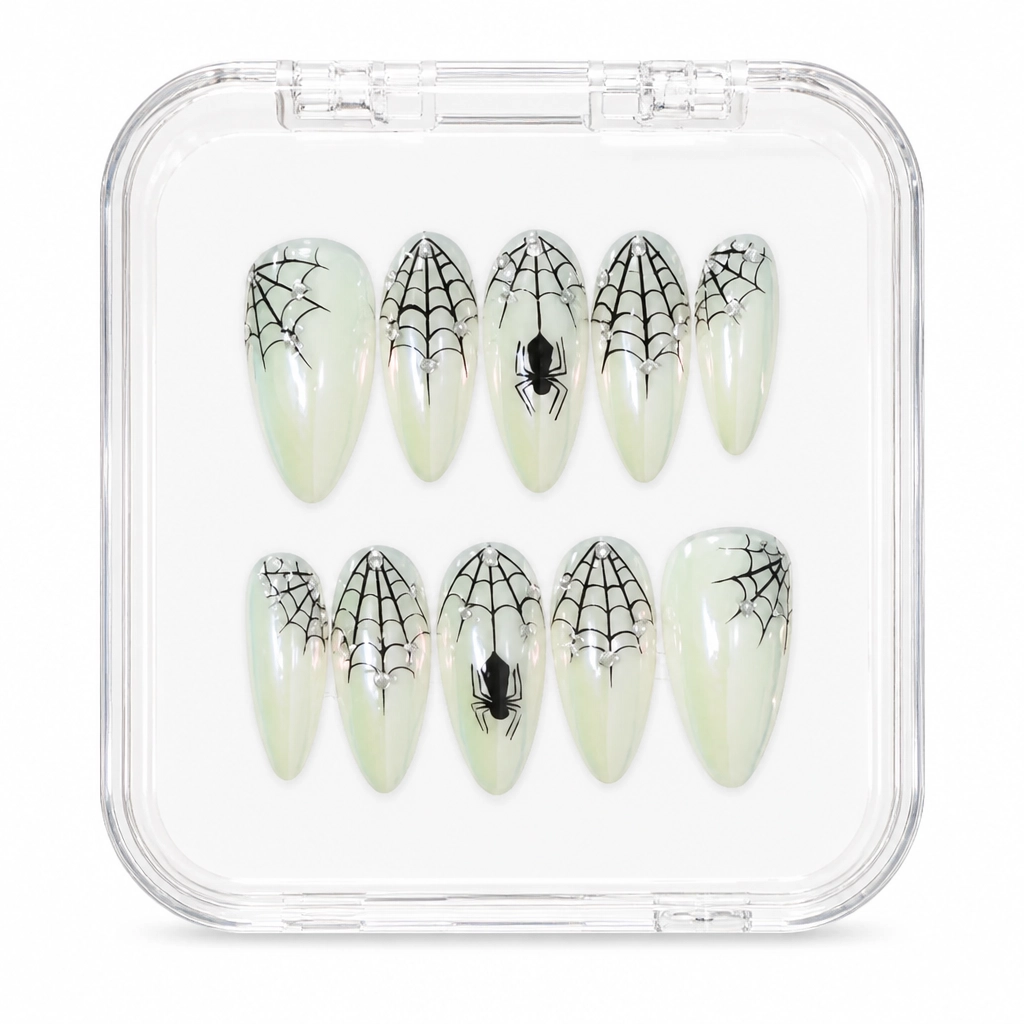 Press-on Nails Wholesale $7.90 Botanical Geometry by Yabe Vietnam