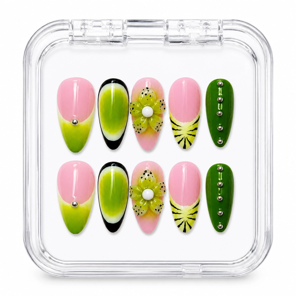 Press-on Nails Wholesale $7.90 Botanical Luxe by Yabe Vietnam