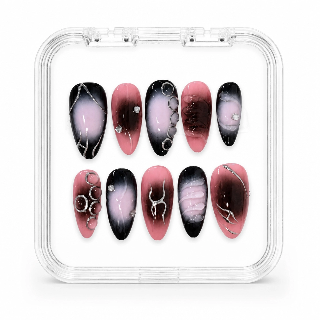 Press-on Nails Wholesale $7.90 Velvet Noir by Yabe Vietnam