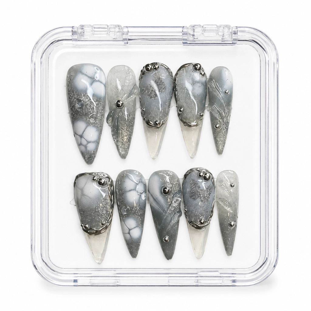 Press-on Nails Wholesale $7.90 Nebula Glimmer by Yabe Vietnam