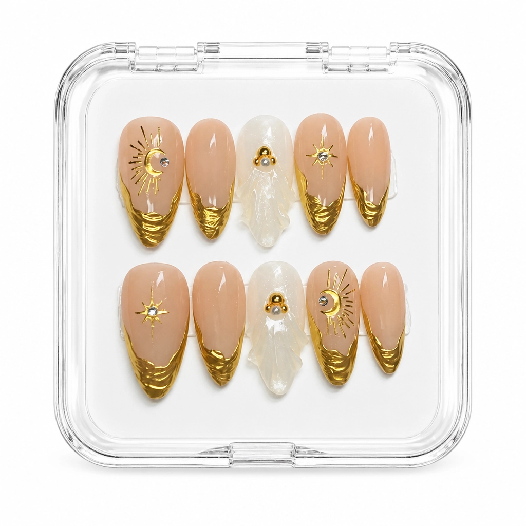 Press-on Nails Wholesale $7.90 Celestial Glamour by Yabe Vietnam