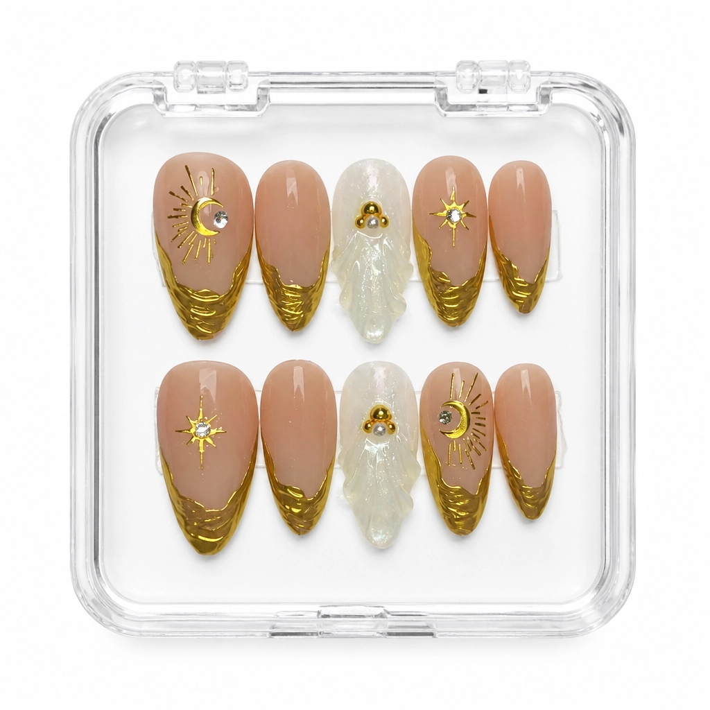 Press-on Nails Wholesale $7.90 Celestial Allure by Yabe Vietnam